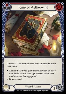 Tome of Aetherwind (Regular) - Arcane Rising - First