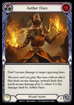 Aether Flare (Red) (Regular) - Arcane Rising - First