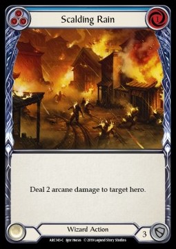 Scalding Rain (Blue) (Regular) - Arcane Rising - First