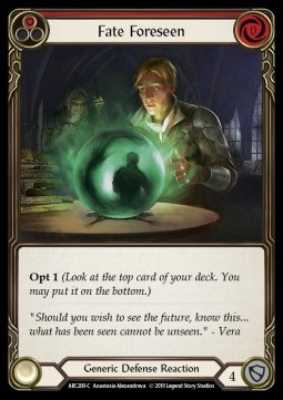 Fate Foreseen (Red) (Regular) - Arcane Rising - First