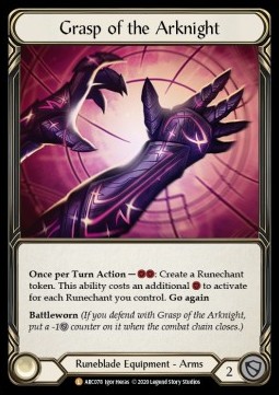 Grasp of the Arknight (Rainbow Foil) - Arcane Rising - Unlimited
