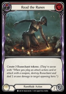 Read the Runes (Red) (Regular) - Arcane Rising - Unlimited