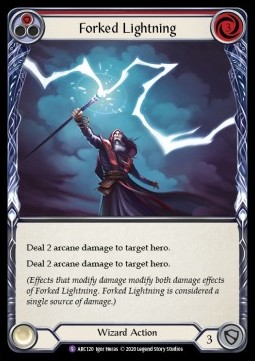 Forked Lightning (Regular) - Arcane Rising - Unlimited