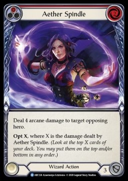 Aether Spindle (Red) (Regular) - Arcane Rising - Unlimited