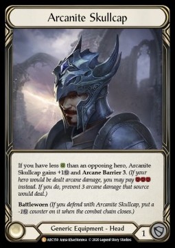Arcanite Skullcap (Rainbow Foil) - Arcane Rising - Unlimited