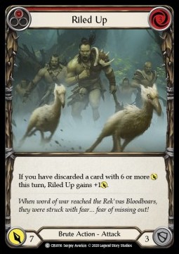 Riled Up (Red) (Regular) - Crucible of War - First