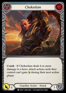 Chokeslam (Blue) (Regular) - Crucible of War - First