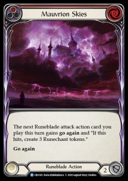 Mauvrion Skies (Red) (Regular) - Crucible of War - First
