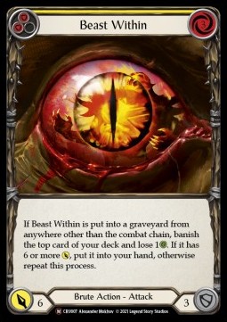 Beast Within (Regular) - Crucible of War - Unlimited