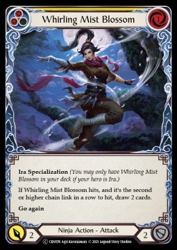 Whirling Mist Blossom (Rainbow Foil) - Crucible of War - Unlimited