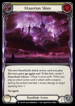 Mauvrion Skies (Yellow) (Regular) - Crucible of War - Unlimited