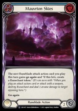 Mauvrion Skies (Blue) (Regular) - Crucible of War - Unlimited