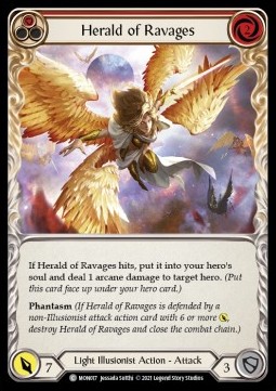 Herald of Ravages (Red) (Regular) - Monarch - First