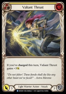 Valiant Thrust (Yellow) (Regular) - Monarch - First