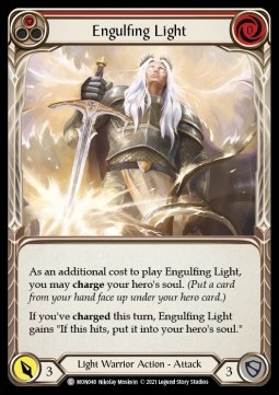 Engulfing Light (Red) (Rainbow Foil) - Monarch - First