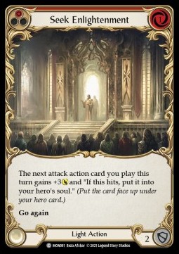 Seek Enlightenment (Red) (Regular) - Monarch - First