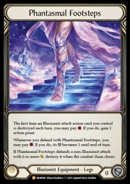 Phantasmal Footsteps (Cold Foil) - Monarch - First