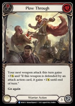 Plow Through (Red) (Regular) - Monarch - First