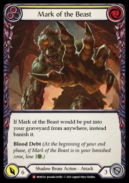 Mark of the Beast (Regular) - Monarch - First