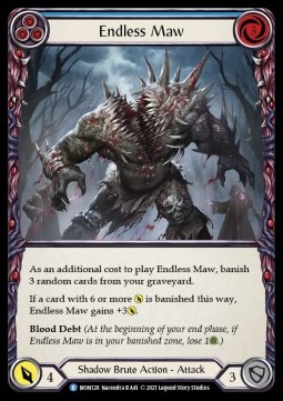 Endless Maw (Blue) (Regular) - Monarch - First