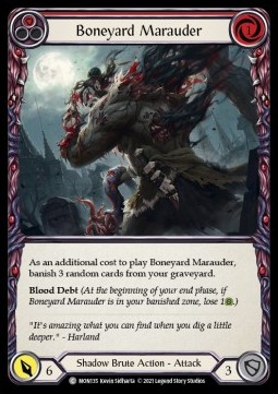 Boneyard Marauder (Red) (Regular) - Monarch - First