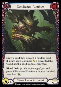 Deadwood Rumbler (Blue) (Regular) - Monarch - First