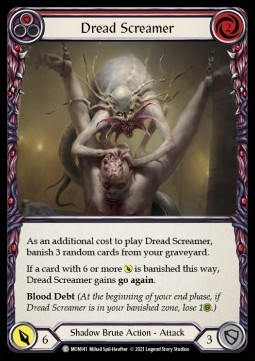 Dread Screamer (Red) (Regular) - Monarch - First