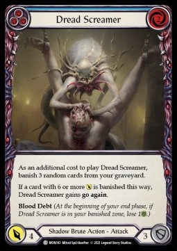 Dread Screamer (Blue) (Regular) - Monarch - First