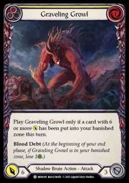 Graveling Growl (Yellow) (Regular) - Monarch - First