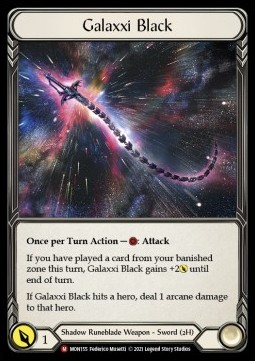 Galaxxi Black (Cold Foil) - Monarch - First