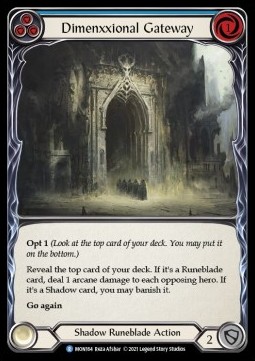 Dimenxxional Gateway (Blue) (Regular) - Monarch - First