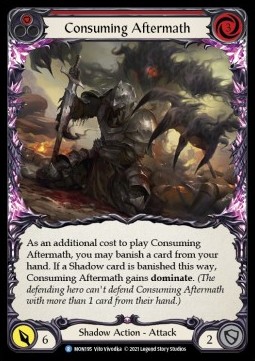 Consuming Aftermath (Red) (Regular) - Monarch - First