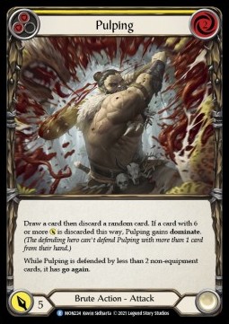 Pulping (Yellow) (Rainbow Foil) - Monarch - First