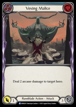 Vexing Malice (Blue) (Regular) - Monarch - First