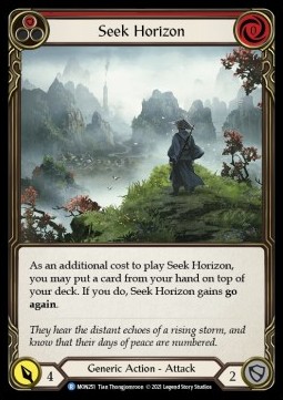 Seek Horizon (Red) (Regular) - Monarch - First