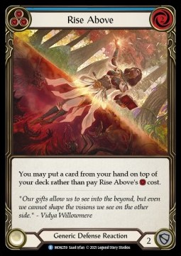 Rise Above (Blue) (Regular) - Monarch - First