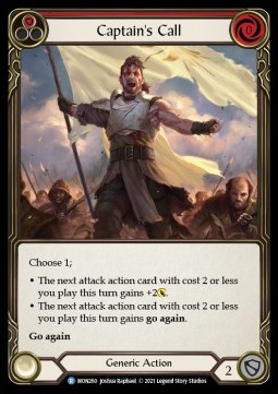 Captain's Call (Red) (Regular) - Monarch - First