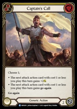 Captain's Call (Yellow) (Regular) - Monarch - First