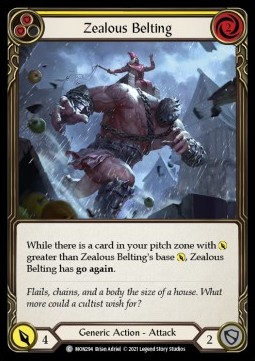 Zealous Belting (Yellow) (Regular) - Monarch - First