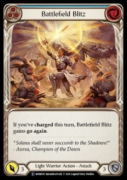Battlefield Blitz (Blue) (Rainbow Foil) - Monarch - Unlimited