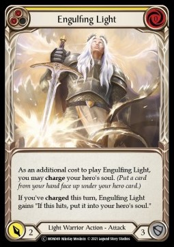 Engulfing Light (Yellow) (Rainbow Foil) - Monarch - Unlimited