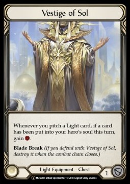 Vestige of Sol (Rainbow Foil) - Monarch - Unlimited
