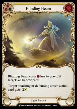 Blinding Beam (Yellow) (Rainbow Foil) - Monarch - Unlimited