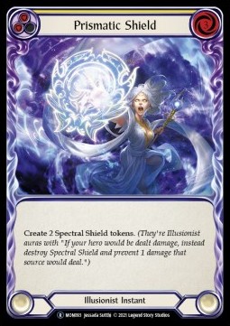 Prismatic Shield (Yellow) (Rainbow Foil) - Monarch - Unlimited
