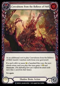 Convulsions from the Bellows of Hell (Red) (Regular) - Monarch - Unlimited