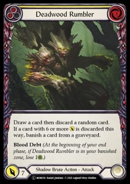 Deadwood Rumbler (Yellow) (Regular) - Monarch - Unlimited