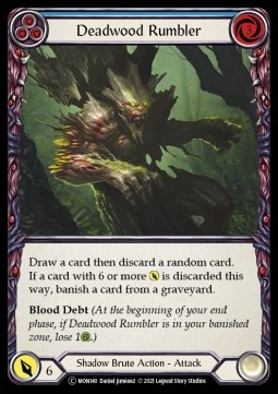 Deadwood Rumbler (Blue) (Regular) - Monarch - Unlimited