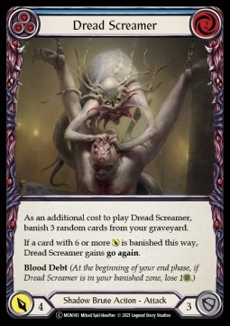 Dread Screamer (Blue) (Regular) - Monarch - Unlimited
