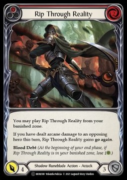 Rip Through Reality (Red) (Regular) - Monarch - Unlimited