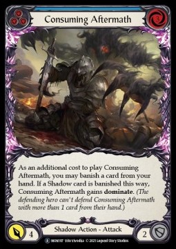 Consuming Aftermath (Blue) (Regular) - Monarch - Unlimited
